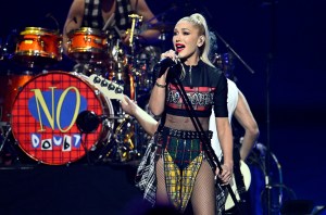 Gwen Stefani of No Doubt performs onstage during the FIREAID Benefit Concert for California Fire Relief at The Kia Forum on January 30, 2025 in Inglewood, California.  (Photo by Scott Dudelson/Getty Images for FIREAID)