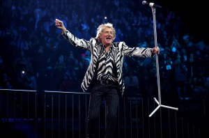 Rod Stewart performs onstage during the FIREAID Benefit Concert for California Fire Relief at Intuit Dome on January 30, 2025 in Inglewood, California. (Photo by Kevin Mazur/Getty Images for FIREAID)