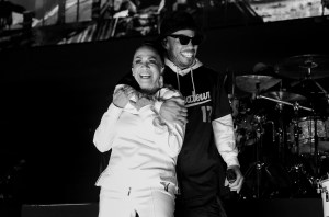Sheila E. and Anderson .Paak perform onstage during the FIREAID Benefit Concert for California Fire Relief at The Kia Forum on January 30, 2025 in Inglewood, California.  (Photo by John Shearer/Getty Images for FIREAID)