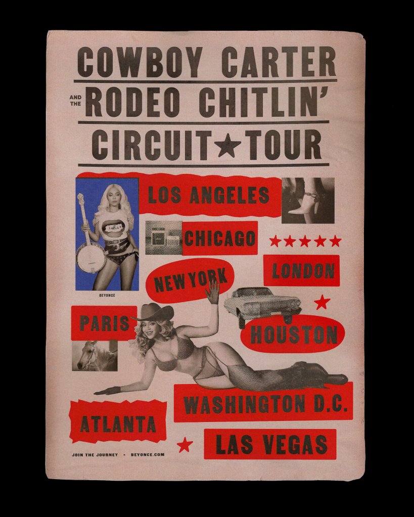 Cowboy Carter Tour artwork