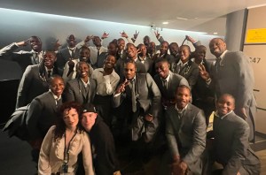 Robbie Blue with Doechii's dancers