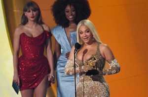 Beyonce accepts the Best Country Album award for 