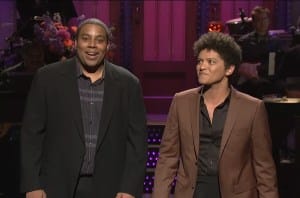 Bruno Mars on 'Saturday Night Live.'