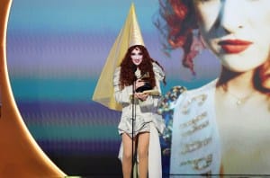 Chappell Roan accepts the Best New Artist award onstage during the 67th Annual GRAMMY Awards at Crypto.com Arena on February 2, 2025 in Los Angeles, California.