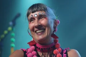 Andrea Echeverri of Aterciopelados