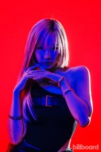 Giselle of aespa photographed February 10, 2025 in New York.