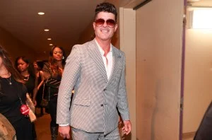 Robin Thicke at the 2025 iHeartRadio Music Awards held at the Dolby Theatre on March 17, 2025 in Los Angeles, California.