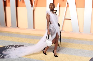 Cynthia Erivo at the 2025 Vanity Fair Oscar Party Hosted By Radhika Jones held at Wallis Annenberg Center for the Performing Arts on March 02, 2025 in Beverly Hills, California.