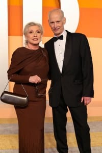 Debbie Harry, John Waters at the 2025 Vanity Fair Oscar Party Hosted By Radhika Jones held at Wallis Annenberg Center for the Performing Arts on March 02, 2025 in Beverly Hills, California.