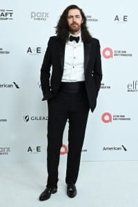 Hozier at the 33rd Elton John AIDS Foundation Academy Awards Viewing Party on March 02, 2025 in West Hollywood, California.