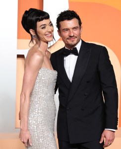 Katy Perry, Orlando Bloom at the 2025 Vanity Fair Oscar Party Hosted By Radhika Jones held at Wallis Annenberg Center for the Performing Arts on March 02, 2025 in Beverly Hills, California.