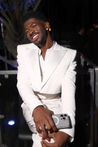 Lil Nas X attends the 2025 Vanity Fair Oscar Party Hosted By Radhika Jones at Wallis Annenberg Center for the Performing Arts on March 02, 2025 in Beverly Hills, California. (Photo by Matt Winkelmeyer/VF25/WireImage for Vanity Fair)