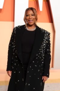 Queen Latifah at the 2025 Vanity Fair Oscar Party Hosted By Radhika Jones held at Wallis Annenberg Center for the Performing Arts on March 02, 2025 in Beverly Hills, California.