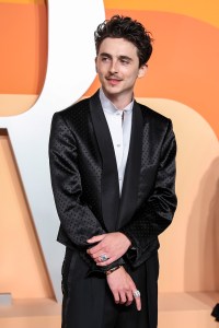 Timothée Chalamet at the 2025 Vanity Fair Oscar Party Hosted By Radhika Jones held at Wallis Annenberg Center for the Performing Arts on March 02, 2025 in Beverly Hills, California.