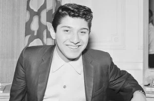 Paul Anka pictured in his suite at the Savoy Hotel in London on Jan. 20, 1959 during his visit to Britain.