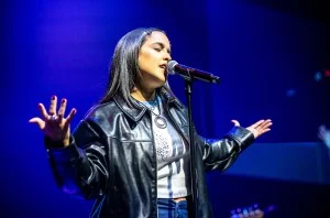 GALE performs at Rolling Stone Future of Music showcase during SXSW Conference& Festivals at Austin City Limits Live at the Moody Theater on March 13, 2025 in Austin, Texas.