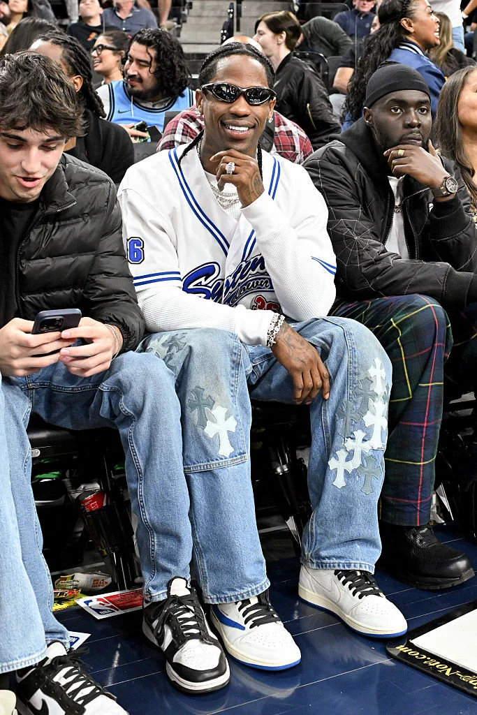 Celebrities At The Los Angeles Lakers Game