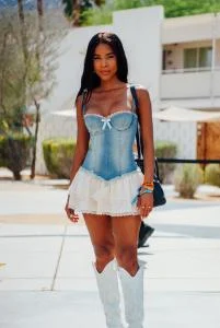 FranchesKa Pujols at Billboard and Amazon Health’s Pop-up Party held at Ace Hotel & Swim Club Palm Springs on April 12, 2025 in Palm Springs, California.