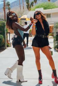 Guests at Billboard and Amazon Health’s Pop-up Party held at Ace Hotel & Swim Club Palm Springs on April 12, 2025 in Palm Springs, California.