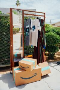 Amazon decor at Billboard and Amazon’s Pop-up Party held at Ace Hotel & Swim Club Palms Springs on April 12, 2025 in Palm Springs California.