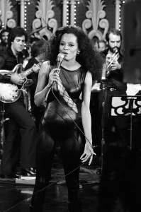 Diana Ross performs on 