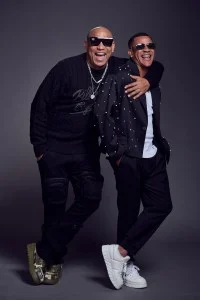 Alexander Delgado and Randy Malcom Martínez of Gente de Zona.