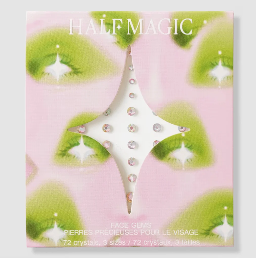 Half Magic Iridescent Sparkle Self-Adhesive Face Gems