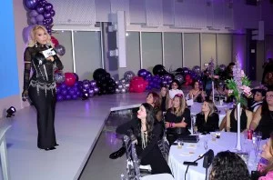 Ivy Queen speaks onstage at the Billboard and BRAVAS Entertainment Honor Latina Music Executives event held at Telemundo Center on April 23, 2025 in Miami, Florida.