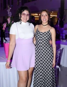 Jessica Roiz and Griselda Flores at the Billboard and BRAVAS Entertainment Honor Latina Music Executives event held at Telemundo Center on April 23, 2025 in Miami, Florida.