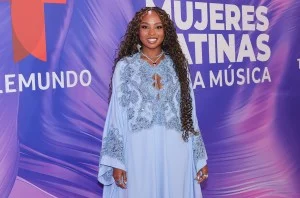 Goyo at Billboard Latin Women in Music held at the Telemundo Center on April 24, 2025 in Miami, Florida.