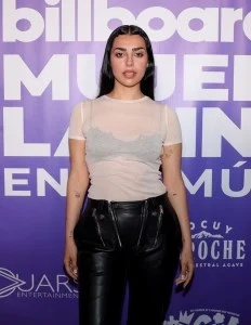 Paula Cendejas at the Billboard and BRAVAS Entertainment Honor Latina Music Executives event held at Telemundo Center on April 23, 2025 in Miami, Florida.