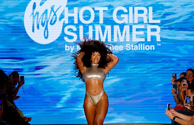 Hot Girl Summer by Megan Thee Stallion at Paraiso Miami Swim Week - Runway