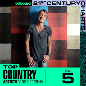 21st Century Charts, Country, Top Artists, Keith Urban