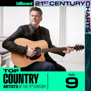 21st Century Charts, Country, Top Artists, Blake Shelton