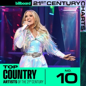 21st Century Charts, Country, Top Artists, Carrie Underwood