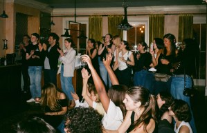 Caleb Moore Comeback Kid video release party crowd NYC