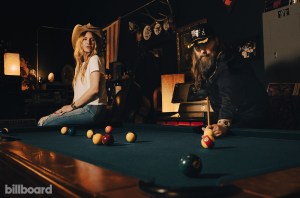 Morgane and Chris Stapleton photographed April 10, 2025 in Nashville.