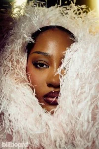 Tems photographed April 1, 2025 in London.