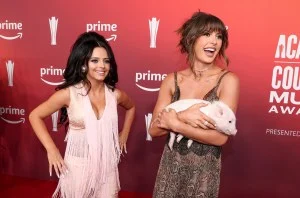 Jessie Murph, Ella Langley at the 60th Academy Of Country Music Awards held at the Ford Center at The Star on May 08, 2025 in Frisco, Texas.