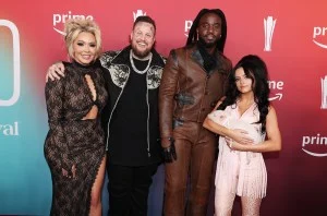 Bunnie Xo, Jelly Roll, Shaboozey, Jessie Murph at the 60th Academy Of Country Music Awards held at the Ford Center at The Star on May 08, 2025 in Frisco, Texas.
