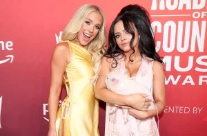 Megan Maroney, Jessie Murph at the 60th Academy Of Country Music Awards held at the Ford Center at The Star on May 08, 2025 in Frisco, Texas.