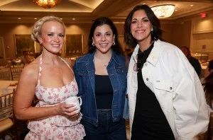 BMG's JoJamie Hahr and Camille Kenny with Artist Manager Kerri Edwards at BBR Music Group Brunch at 2025 ACM Awards at Stonebriar Country Club on May 08, 2025 in Frisco, Texas.