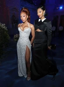 NEW YORK, NEW YORK - MAY 05: (Exclusive Coverage) (L-R) Megan Thee Stallion and Angel Reese attend the 2025 Met Gala Celebrating 