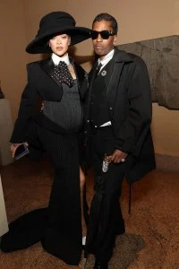 NEW YORK, NEW YORK - MAY 05: (Exclusive Coverage) Rihanna and Met Gala Co-Chair A$AP Rocky attend the 2025 Met Gala Celebrating 