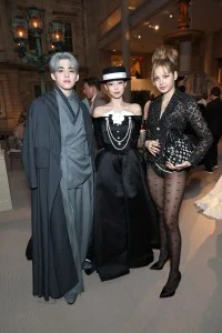 S.Coups, Jennie, and Lisa attend the 2025 Met Gala Celebrating 