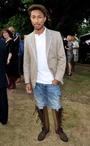LONDON, ENGLAND - JULY 09: Pharrell Williams attends the annual summer party at The Serpentine Gallery on July 9, 2009 in London, England. (Photo by Jon Furniss/WireImage)