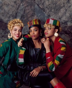 Salt-N-Pepa photographed in 1989 in London