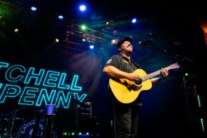 Mitchell Tenpenny at the Billboard Country Live concert at Category 10 on June 05, 2025 in Nashville, Tennessee.