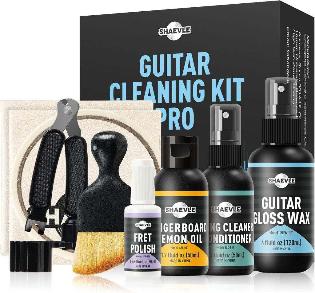 How to clean your guitar with these products