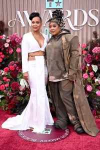 LisaRaye McCoy, Da Brat at the BET Awards 2025 held at the Peacock Theater on June 09, 2025 in Los Angeles, California.